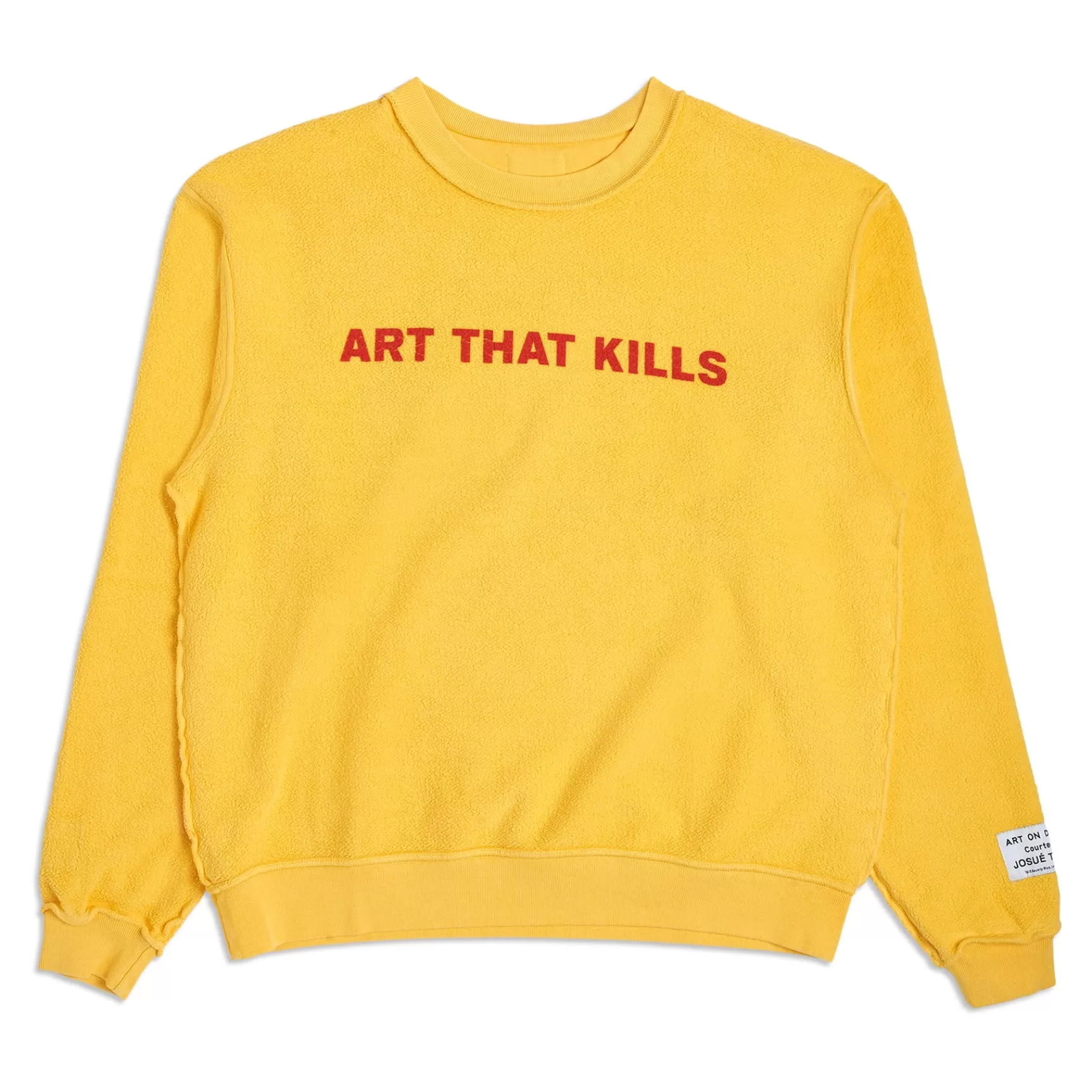 Store Gallery Dept Art That Kills Reversible Crewneck Yellow