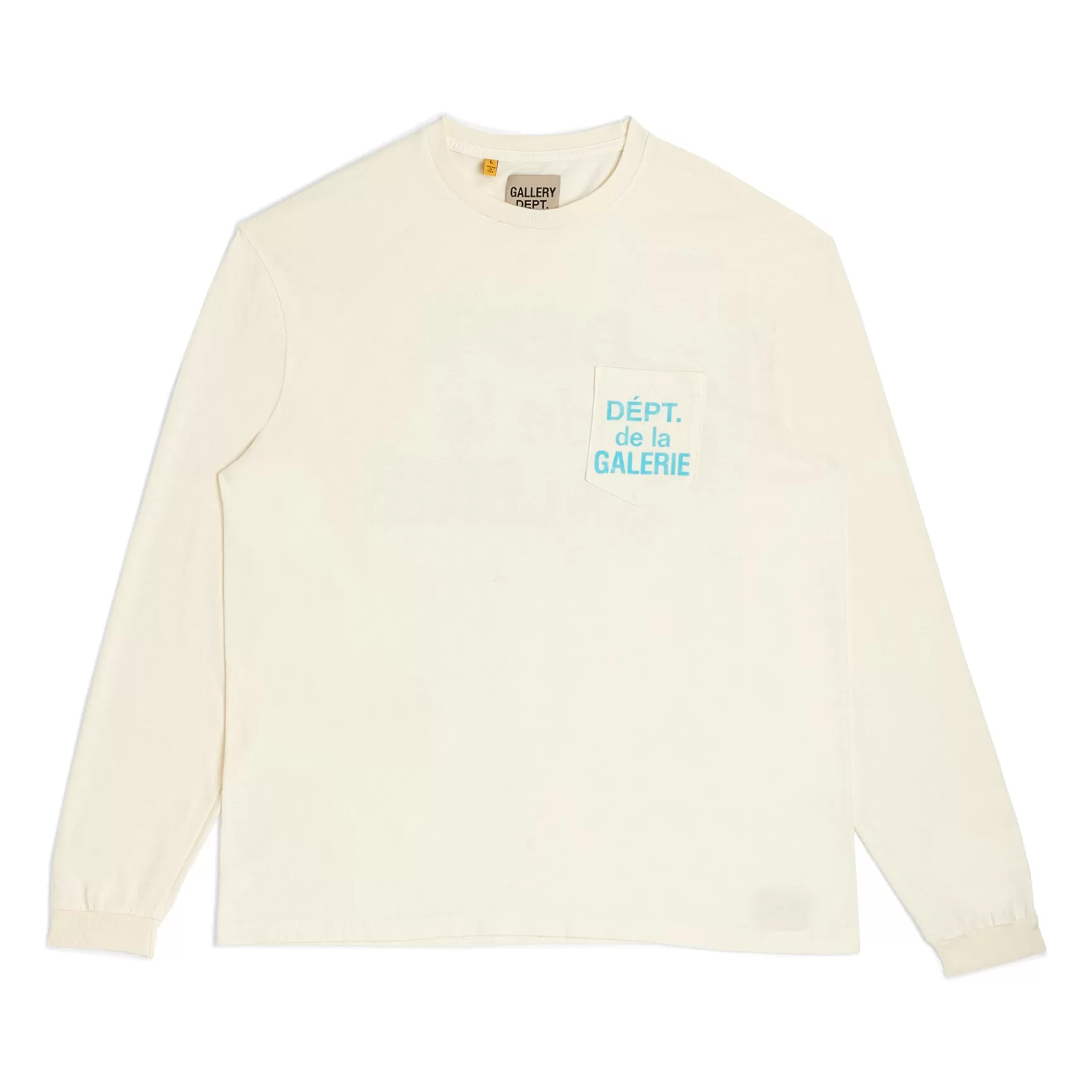 Store Gallery Dept Dept De La Galerie L/S Pocket Tee Cream