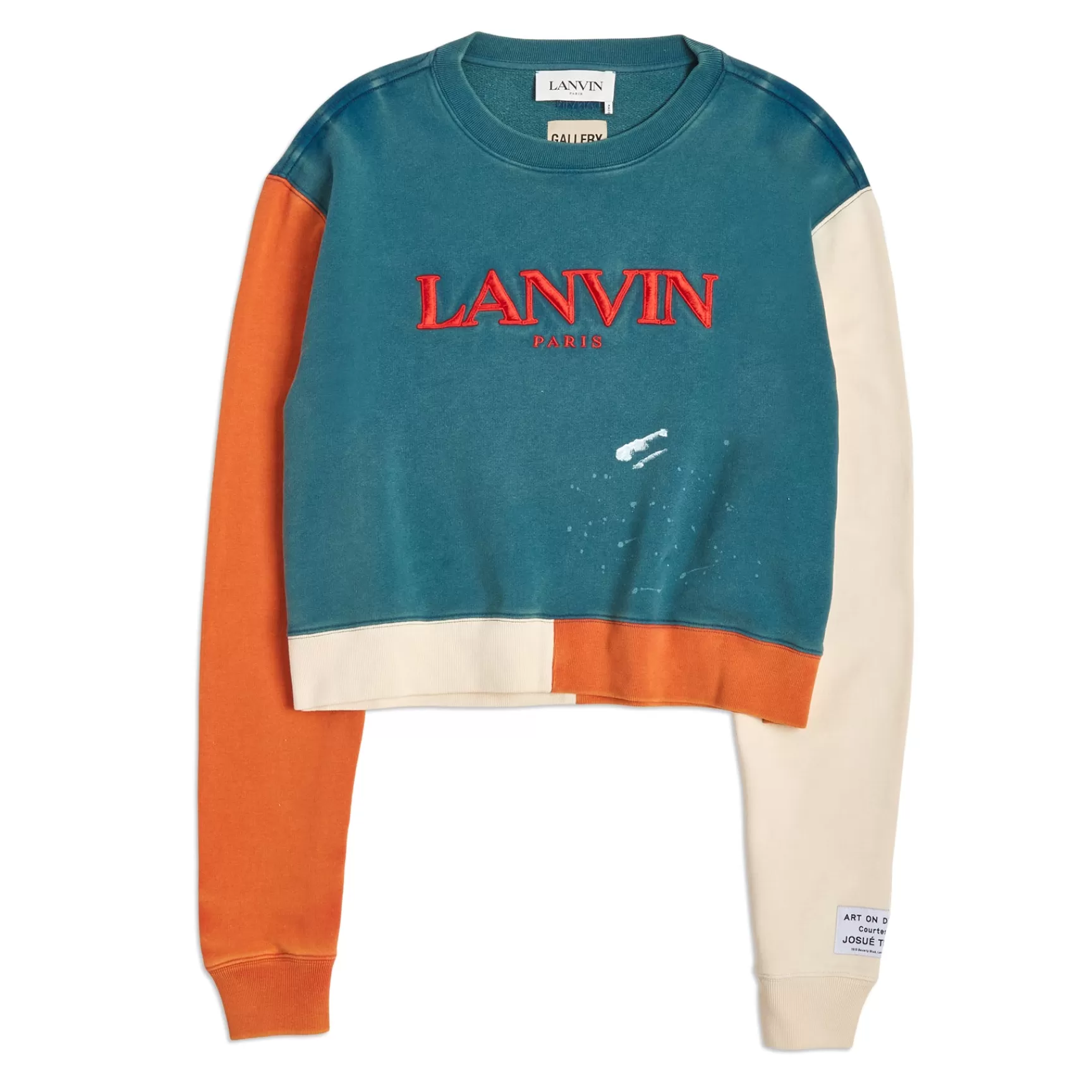 Store Gallery Dept Gd X Lanvin Cropped Crewneck (Womens) Multi
