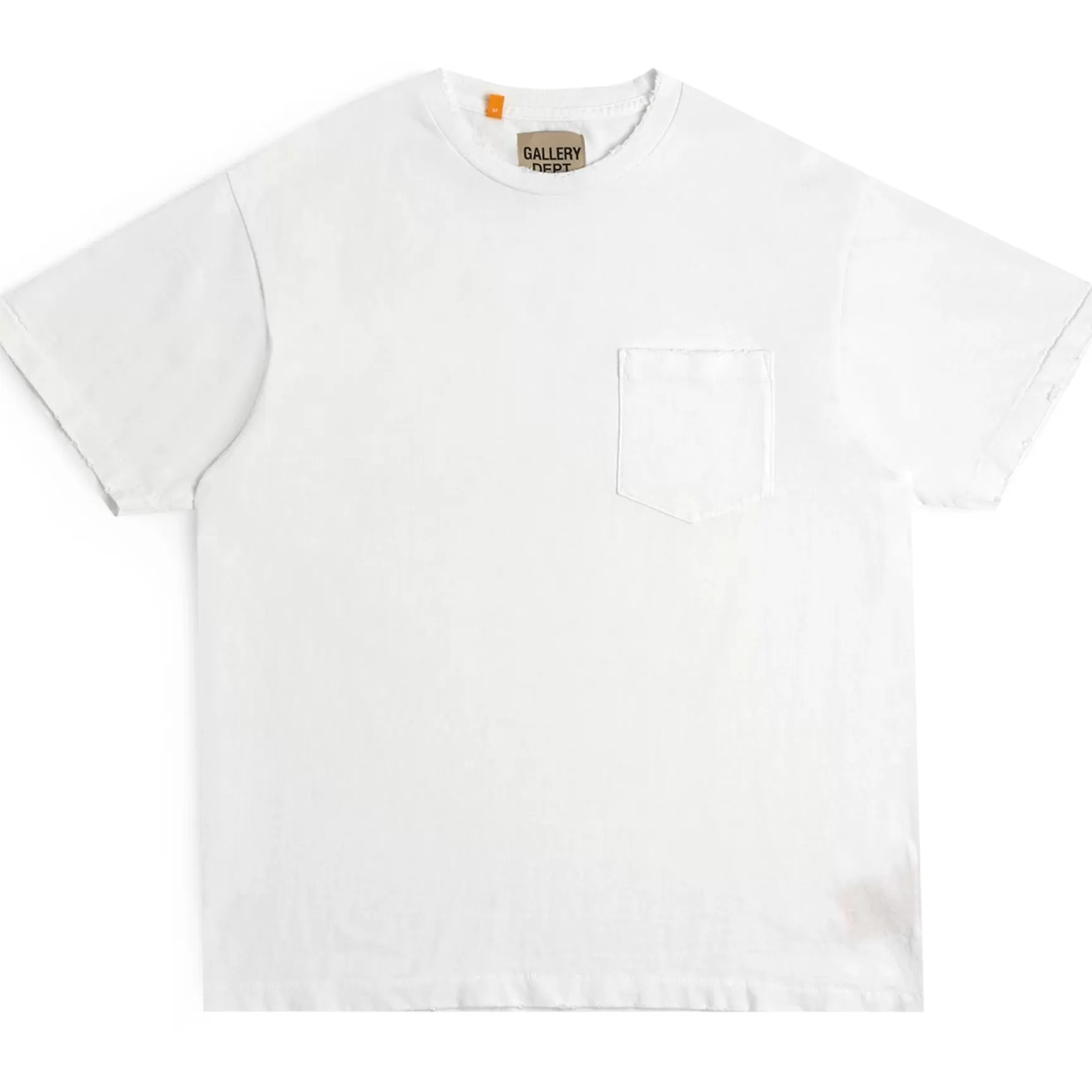 Discount Gallery Dept Plain Vintage Pocket Tee White