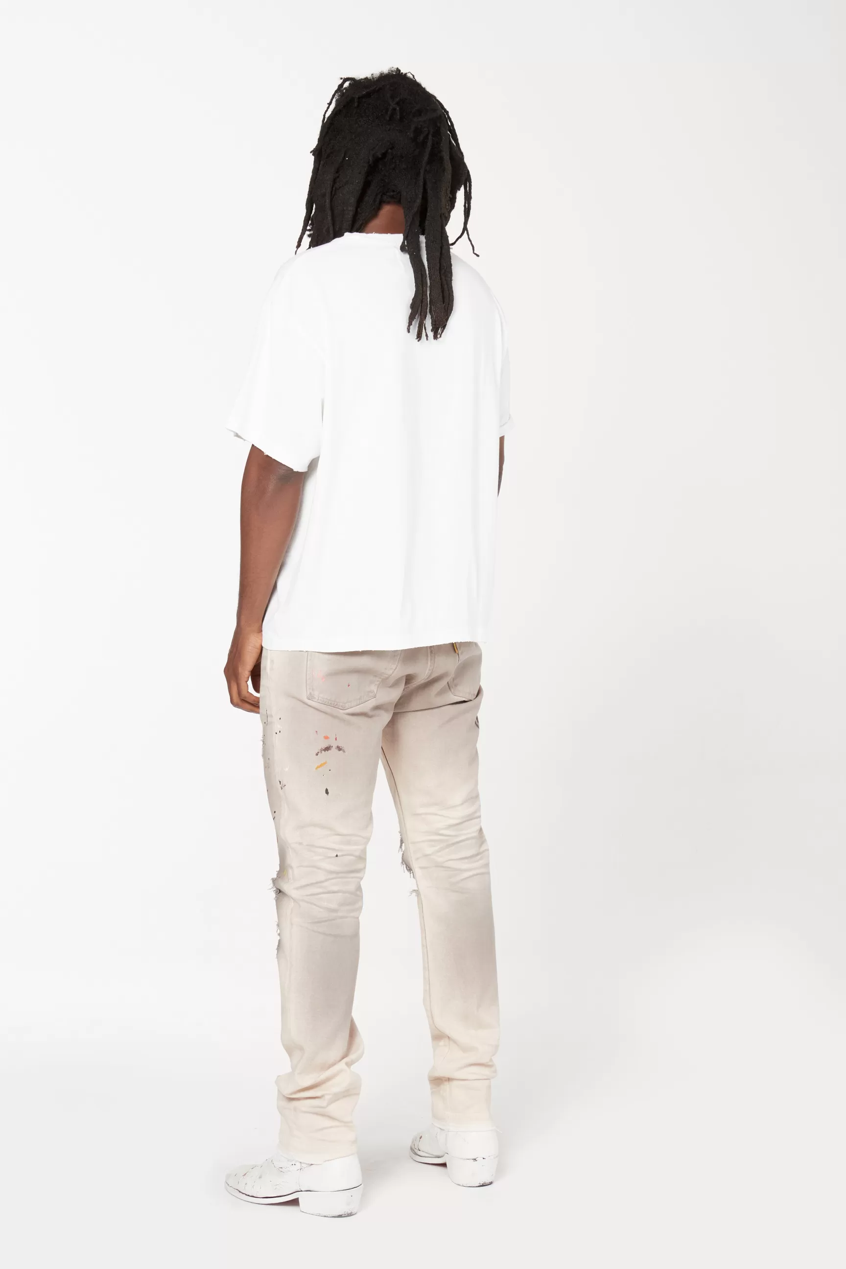 Discount Gallery Dept Plain Vintage Pocket Tee White